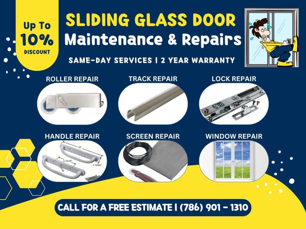 Professional Sliding Glass Door Repair – Fast & Reliable Service in Kendall - Image 1