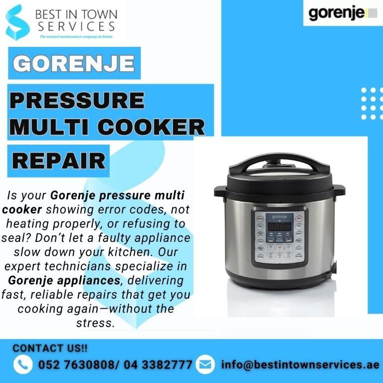 Gorenje Pressure Multi Cooker Repair Experts - Best In Town in United Arab Emirates - Image 1