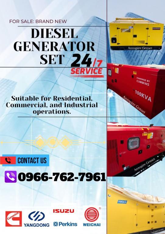 Power anytime , Anywhere -- Generator Set for Sale! in Pinyahan - Image 2