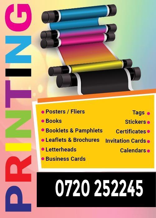 CUSTOM GENERAL PRINTING in Kenya - Image 1