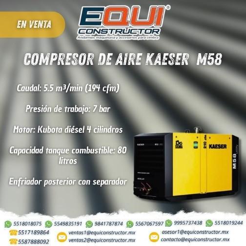 Compresor de aire KAESER M58-Quintana Roo en Tulum - Imagen 1