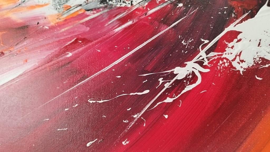 Colorful abstract painting on large canvas in Tuam - Image 7