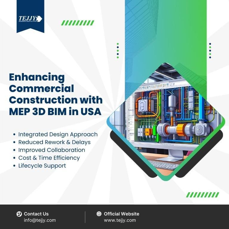 Enhance Commercial Projects with MEP 3D BIM Modeling USA in Gaithersburg - Image 1