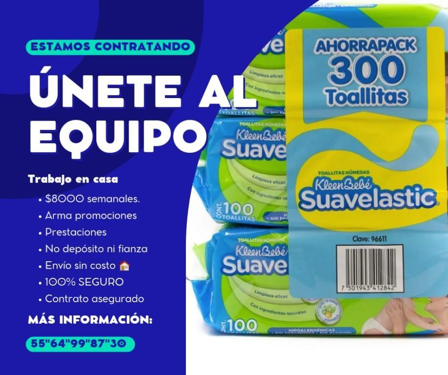 Empacando promociones en casa en Santa María Aztahuacán - Imagen 1