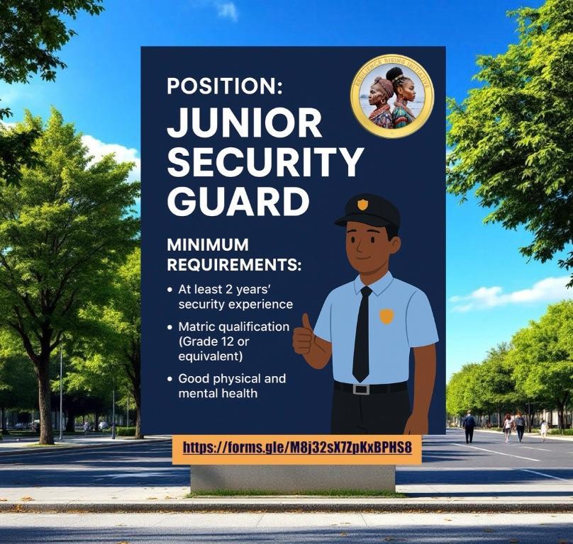 Security Guard Job Post in Johannesburg - Image 1