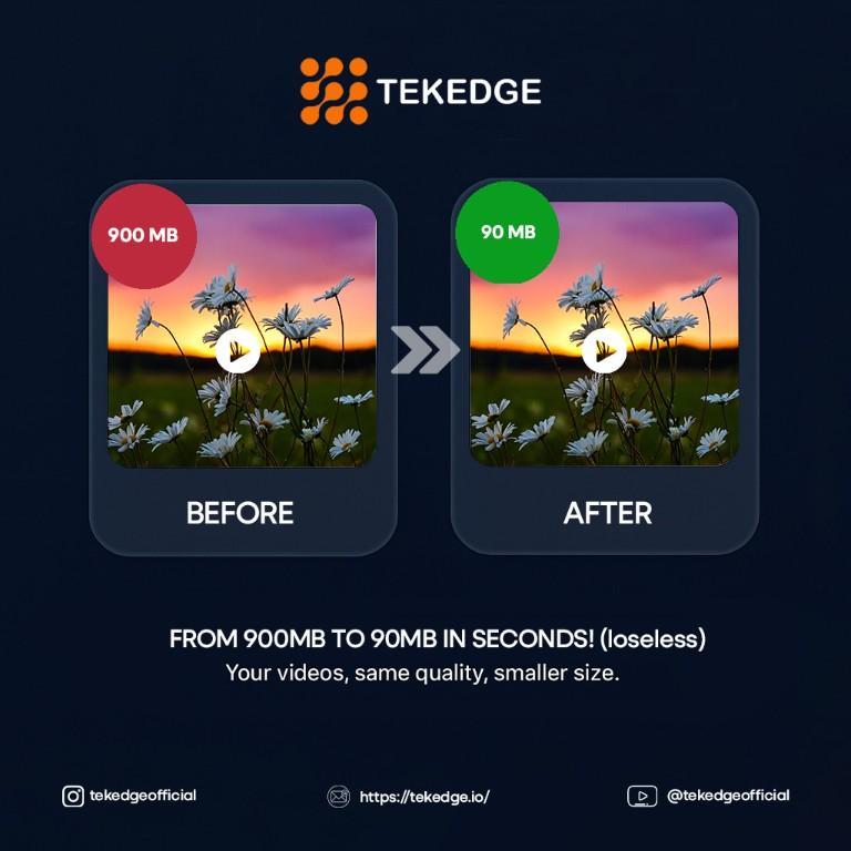 Free online Video Compressor Fast and High Quality TekEdge in Peelamedu - Image 1