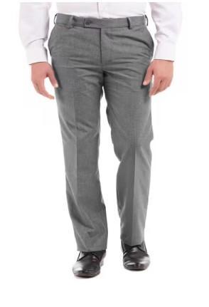 Mid-Rise Flat-Front Trousers in Mumbai - Image 1