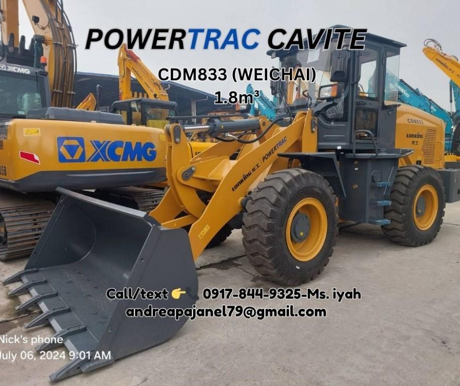 LONKING CDM833 WHEEL LOADER 1.8m³ in Manila - Image 1