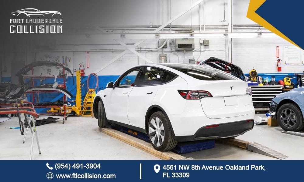 Experience Fast, OEM-Level Tesla Service at FTL Collision in Sunrise - Image 1