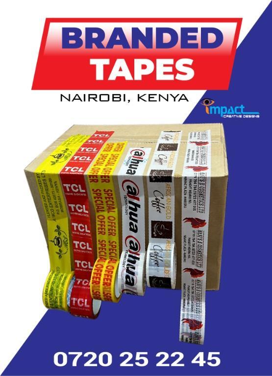 Customized Printed Packaging Tape in Kenya - Image 1