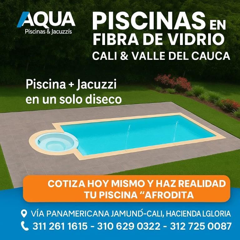 PISCINAS - PISCINAS -PISCINAS -FABRICADAS EN FIBRA DE VIDRIO en Cali - Imagen 1