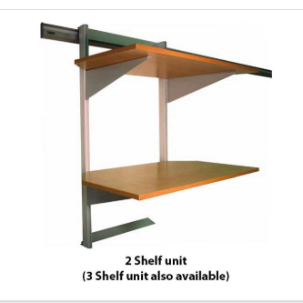 Easy Rail Two Shelf Unit 750*500mm - R2 699.99 in South Africa - Image 1
