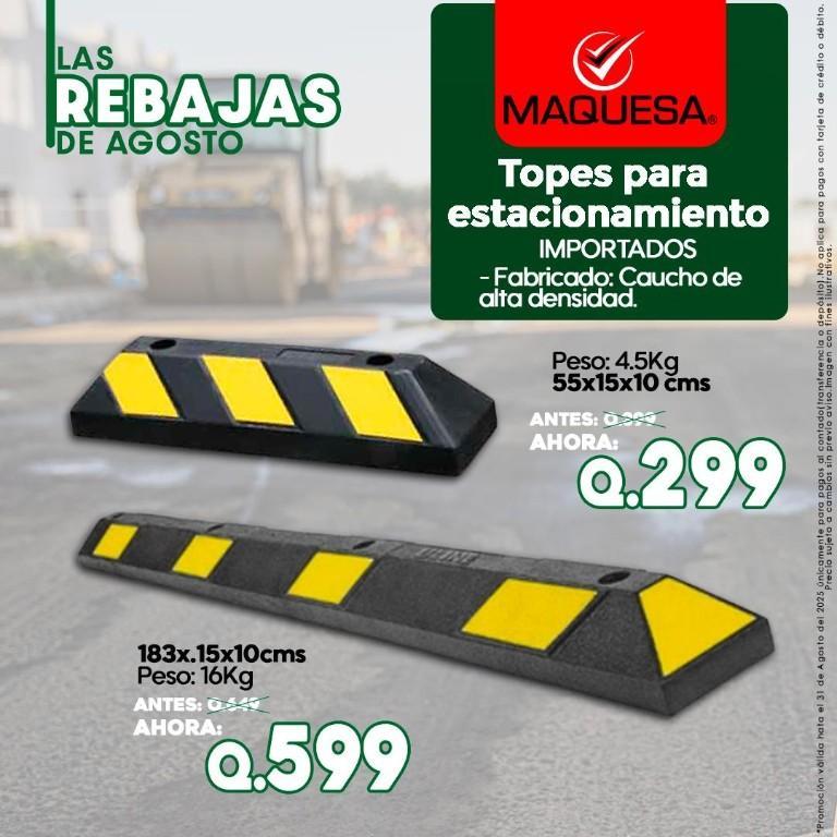 TOPES PARA ESTACIONAMIENTO – IMPORTADOS en Guatemala - Imagen 1