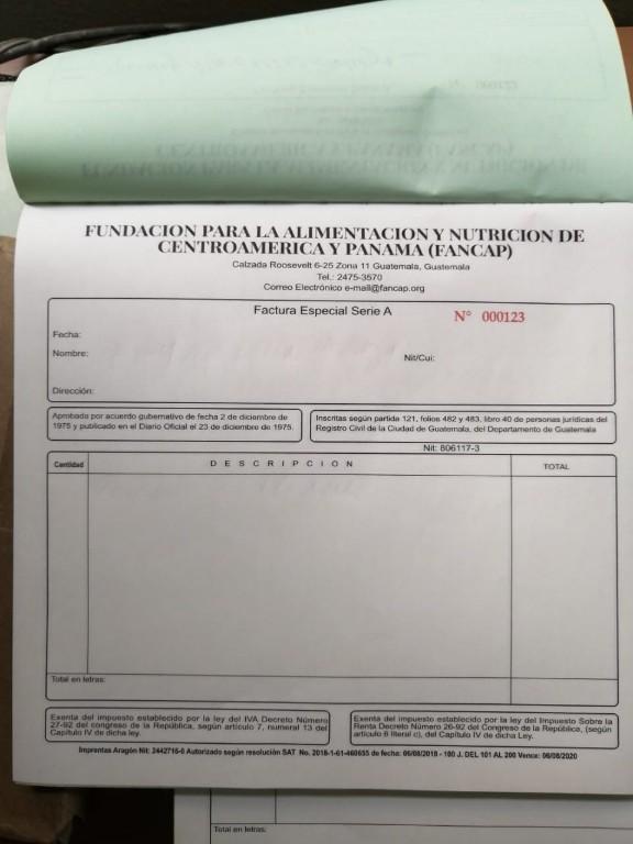 FORMULARIOS EN PAPEL SENSIBILIZADO en Guatemala - Imagen 2