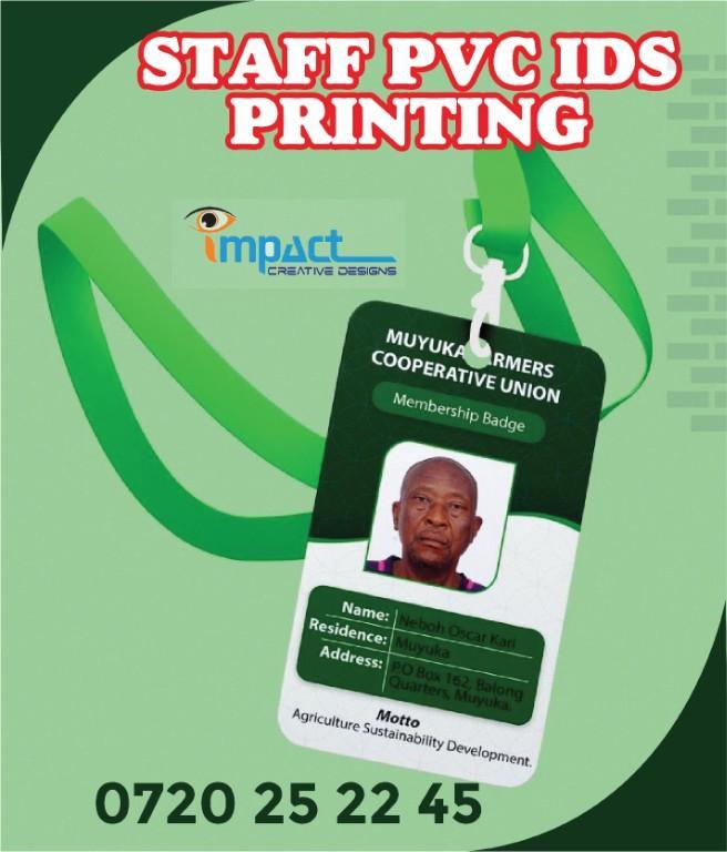 Personalized PVC Plastic ID Card Print & Design in Kenya - Image 1