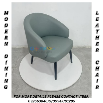 MODERN DINING LEATHER CHAIR in Santa Maria - Image 3