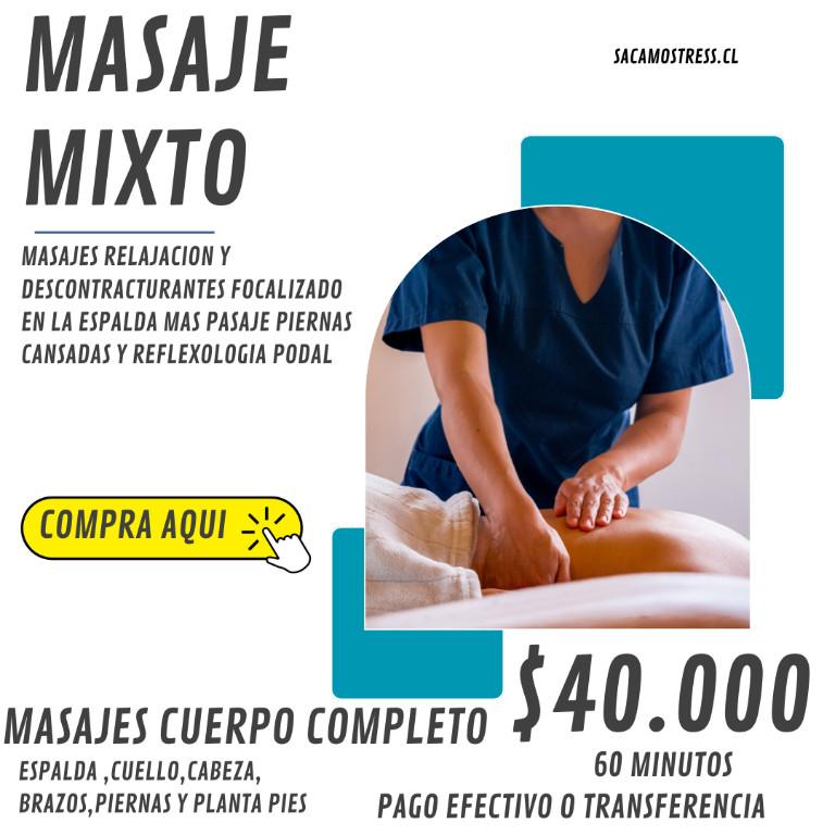 MASAJES SACAMOSTRESS LIDERES EN MASAJES PROFESIONALES LAS CONDES en Las Condes - Imagen 1