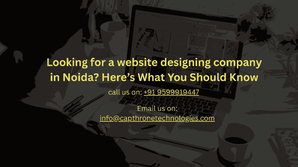 Capthrone Technologies – Leading Website Designing Company in India - Image 1