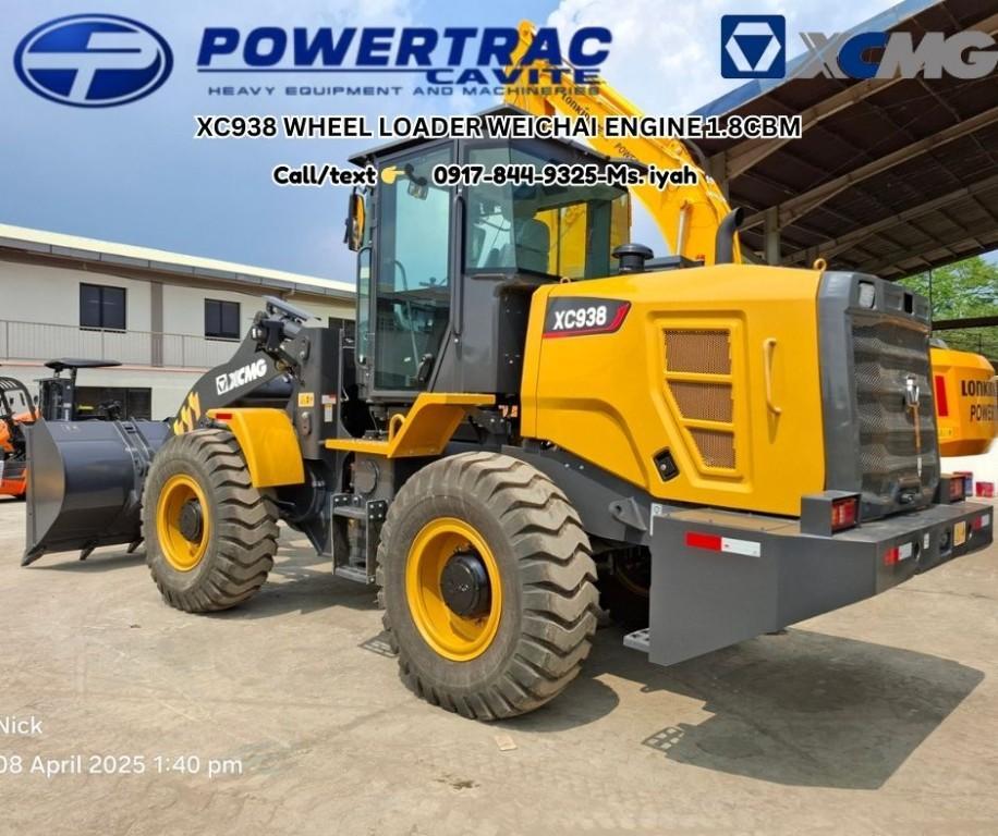 XCMG XC938 WHEEL LOADER WEICHAI ENGINE 1.8CBM- in Manila - Image 2