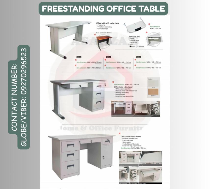OFFICE TABLE/FREESTANDING OFFICE TABLE in Philippines - Image 2