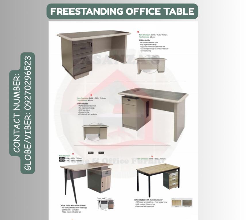 OFFICE TABLE/FREESTANDING OFFICE TABLE in Philippines - Image 5