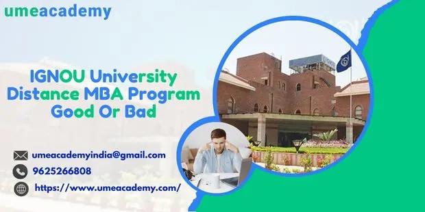 IGNOU University Distance MBA Program Good or Bad in India - Image 1