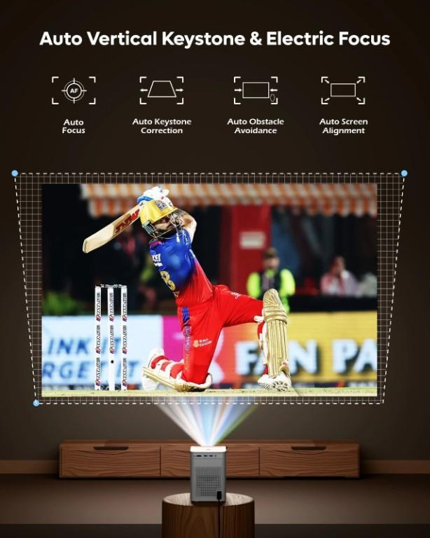 FEDUS Lustre Home Projector – Full HD 1080P LED Projector in Pitampura - Image 4
