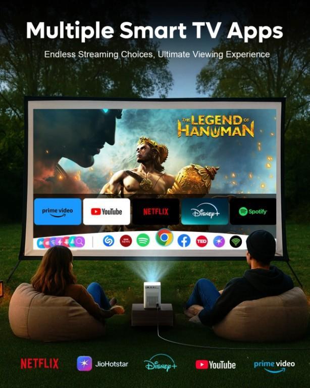 FEDUS Lustre Home Projector – Full HD 1080P LED Projector in Pitampura - Image 9