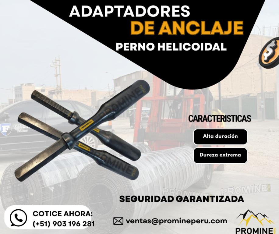 ADAPTADOR DE PERNO HELICOIDAL – UNIÓN RÁPIDA Y CONFIABLE en Perú - Imagen 1