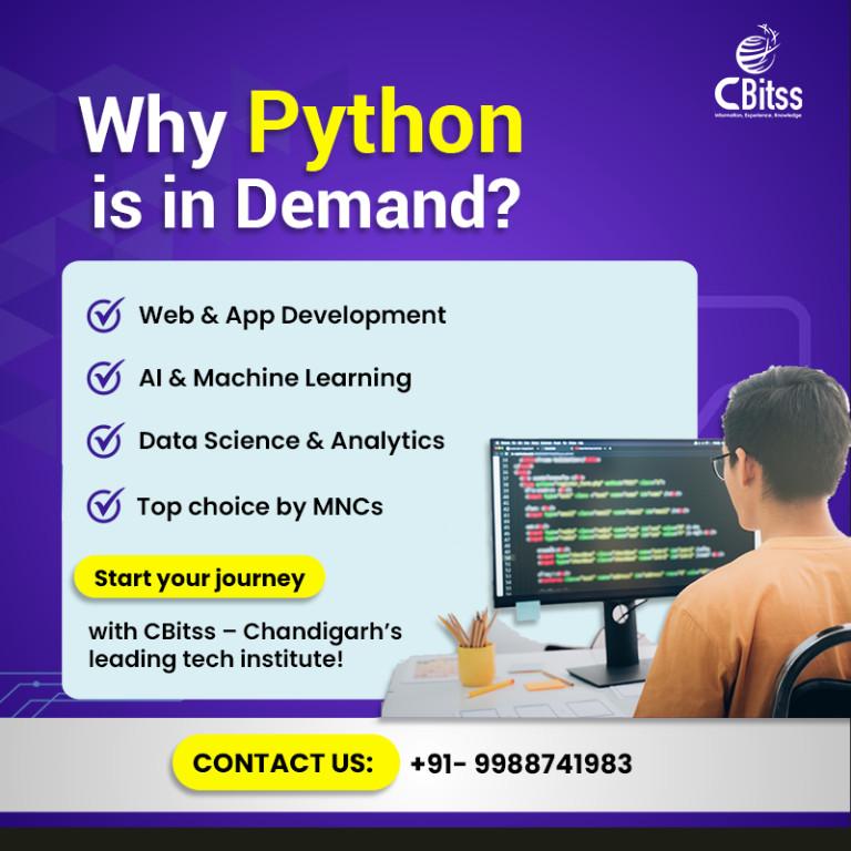 Python Training in Chandigarh Master Programming & Data Skills in Chandigarh - Image 1