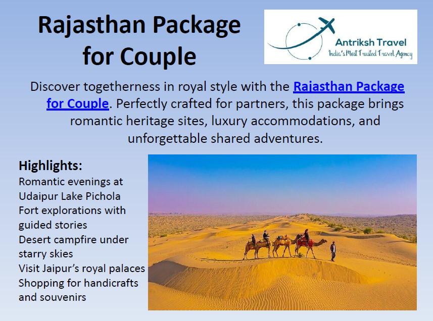 Romantic Rajasthan Tour for Couples in Vashi - Image 1