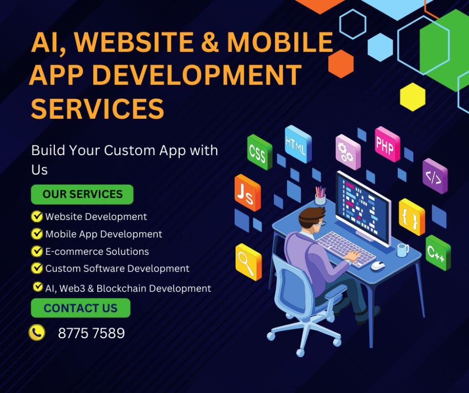 Custom AI, Web and Mobile Application development in Jurong East - Image 1