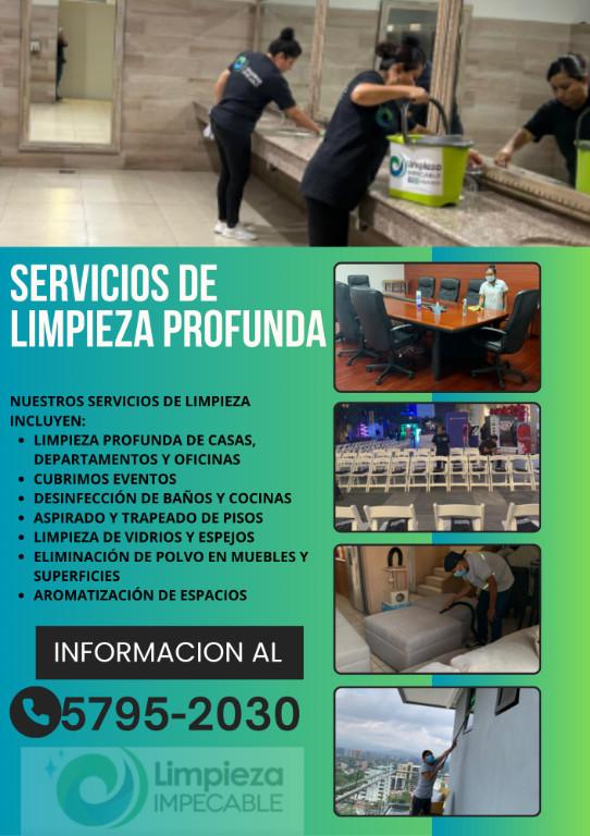 LIMPIEZA PROFUNDA CON ESTANDARES INTERNACIONALES en Cobán - Imagen 1