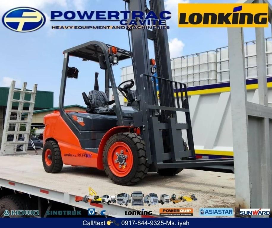 LONKING LG30DT FORKLIFT (DIESEL TYPE) 3T, 5M- HIGH MAST in Malabon - Image 1