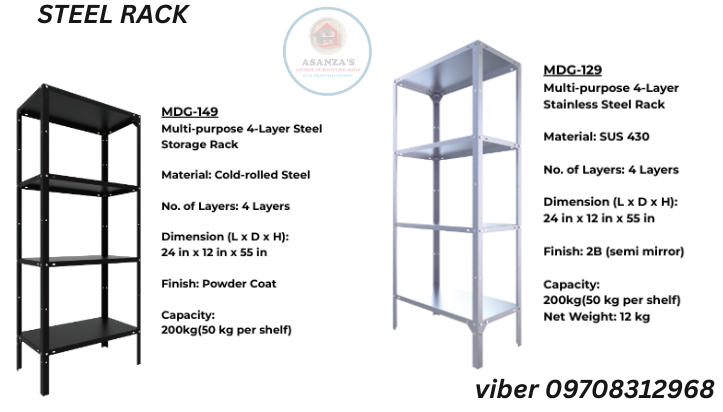 HEAVY DUTY METAL STEEL RACK / SHELVES / STORAGE in Malabon - Image 2