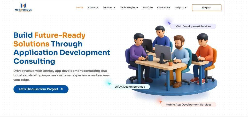 Meritorious Global – IT App Development Consulting in Gandhinagar - Image 1