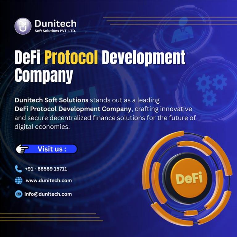 Trusted DeFi Protocol Development Company | Dunitech in Lucknow - Image 1