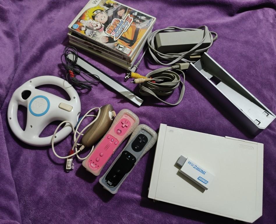 Nintendo Wii funcional con sus cables, incluya adaptador HDMI en Panamá - Imagen 1