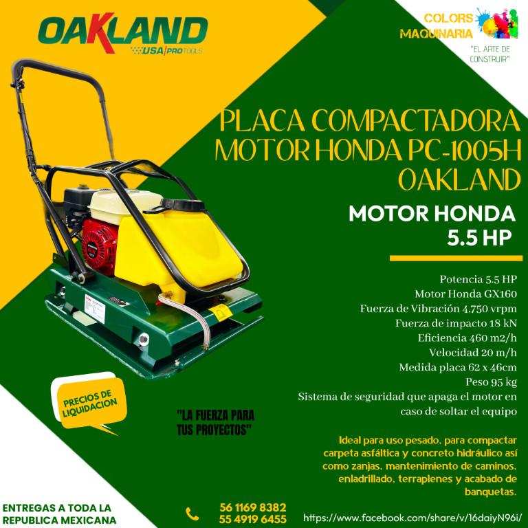 PLACA COMPACTADORA OKLAND en México - Imagen 1