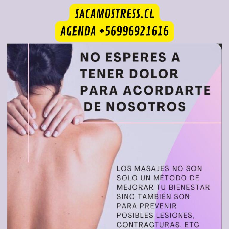 SACAMOSTRESS OFRECE MASAJISTAS PROFESIONALES, 56996921616 LAS en Chile - Imagen 3
