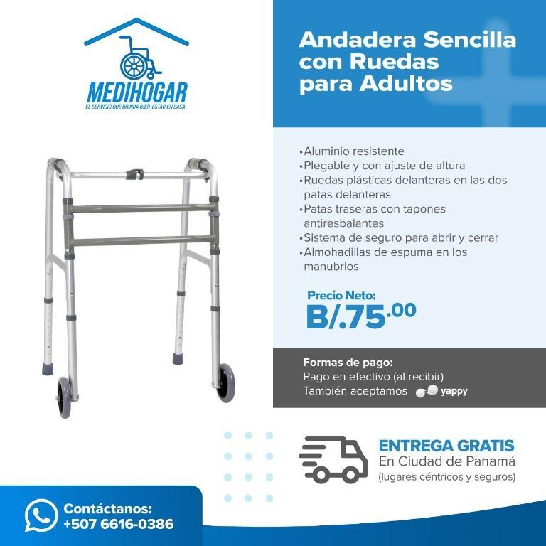 ANDADERAS - CAMINADORAS 4 DIFERENTES MODELOS NUEVAS en Panamá - Imagen 2