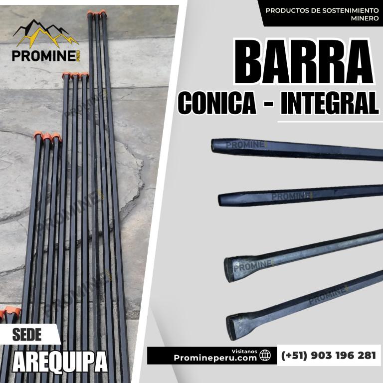 BARRA INTEGRAL CÓNICA ALTO RENDIMIENTO EN PERFORACIÓN MINERA en Perú - Imagen 1