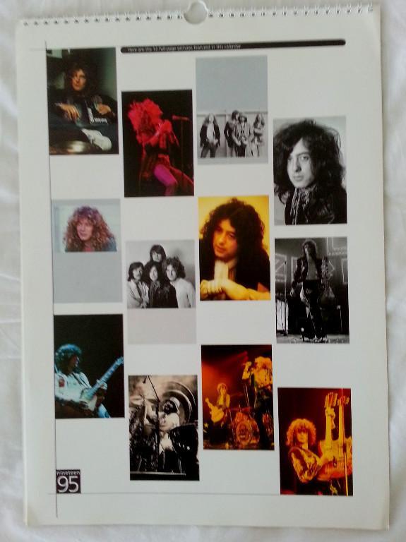 1995 CALENDAR Led Zeppelin in Nowra - Image 2