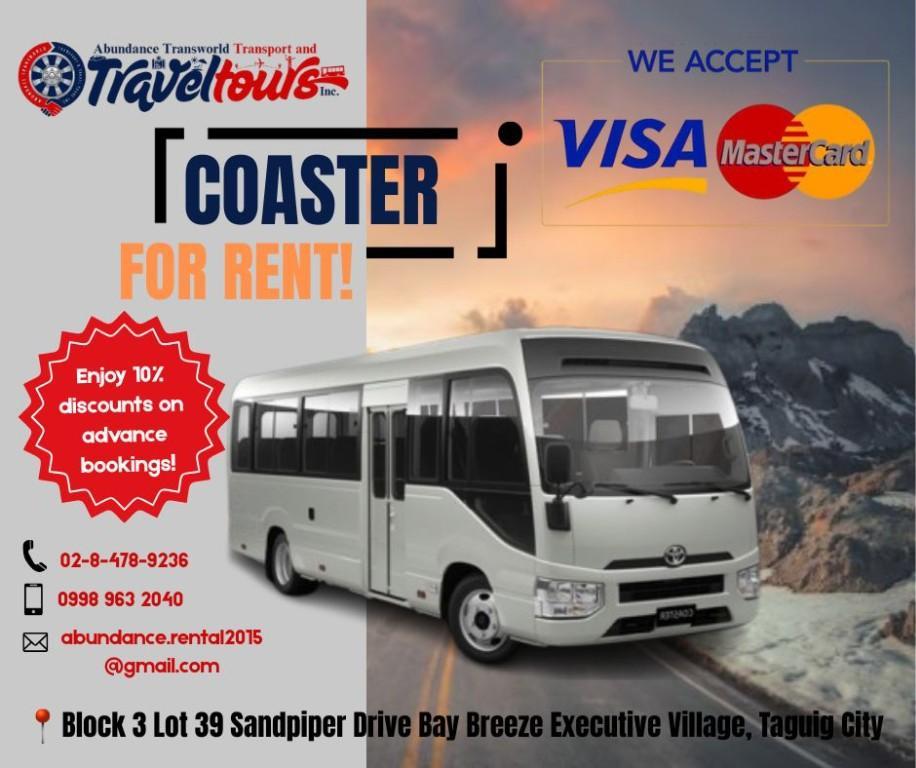 COASTER FOR RENT & SHUTTLE SERVICE! 09989632040 in Paco - Image 2