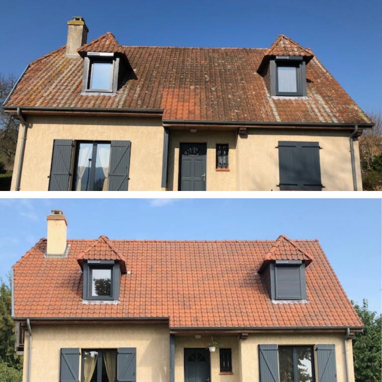 DÉMOUSSAGE DE TOITURE ET NETTOYAGE EN NORMANDIE à Dieppe - Photo 5
