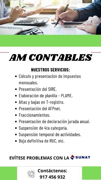 servicio contable en Chincha Alta - Imagen 1