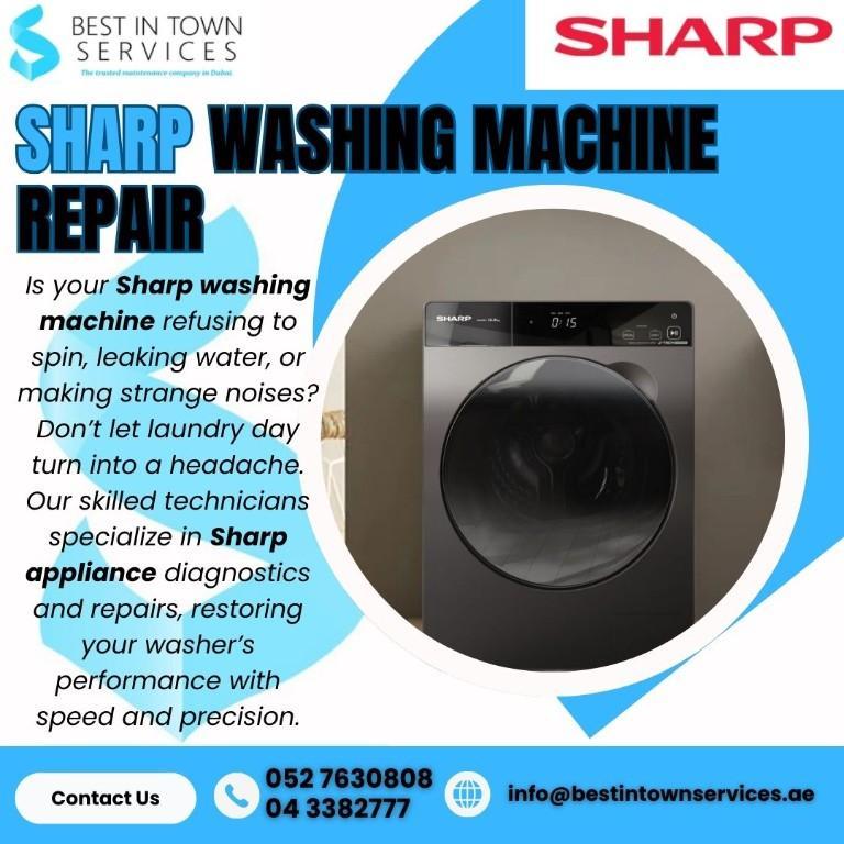 Expert Washing Machine Repairs for Sharp Brand & Models! in United Arab Emirates - Image 1