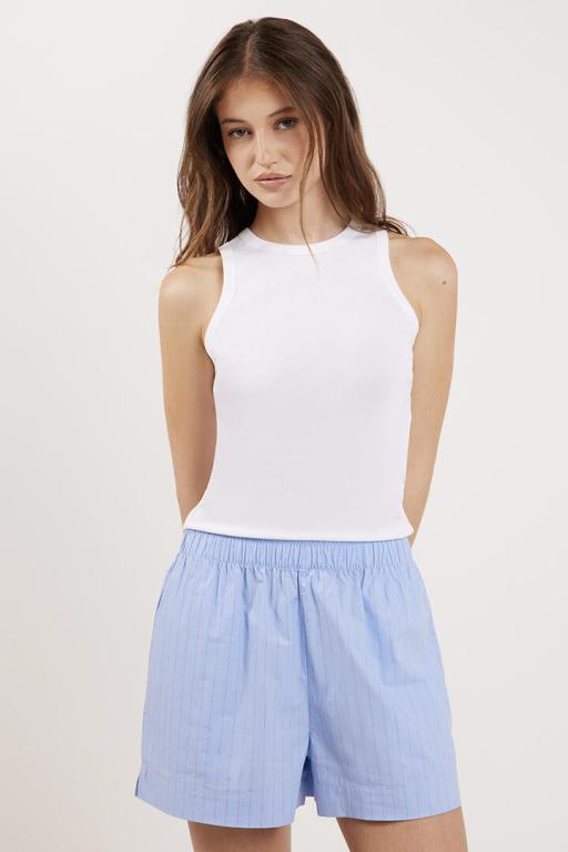 Ode Lyle Racer Tank Bright White in Hamilton - Image 1