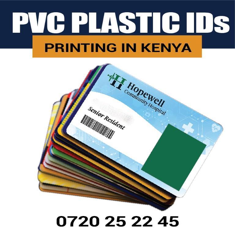 Custom Transparent PVC Plastic Business Card in Kenya - Image 1