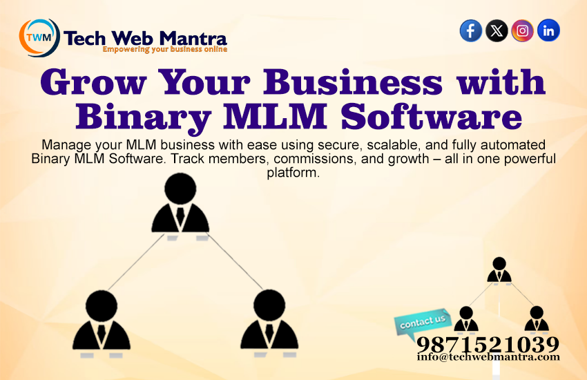Your Trusted Partner for Binary MLM Software Solutions in Mahipalpur - Image 1